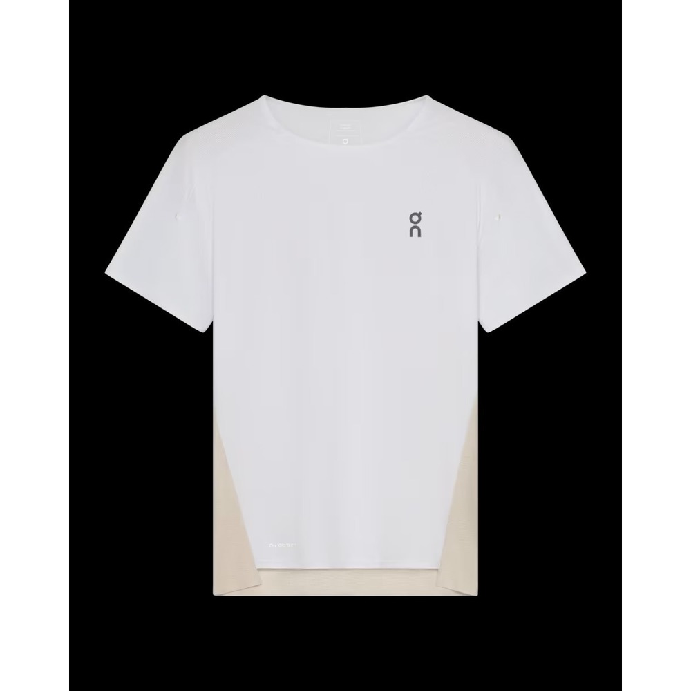 NEW On Running Womens Performance-T White Silver Mesh Running Shirt Size MEDIUM